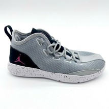 Jordan Reveal GP Wolf Grey Vivid Pink Black Kids Sneakers 834218 008 - £43.41 GBP