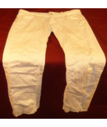 MARC O&#39;POLO MENS STRAIGHT FIT WHITE SKARA HOT WEATHER SUMMER PANTS 32X26.5 - $19.12