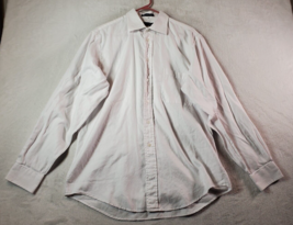 Grant Thomas Shirt Mens Size 16 White 100% Cotton Long Sleeve Collar But... - $448.65 MXN
