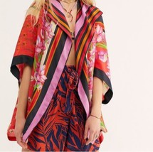 Free People Womens Boho Floral Kimono Duster Beach Hippie Cover-Up NWT $68 - £46.38 GBP