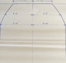 1984 Railroad Bangor Aroostook Blueprint Load Line And Clearance Dia N1 DWDD11 - £65.21 GBP