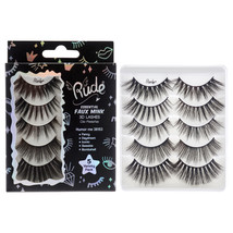 Essential Faux Mink 3D Lashes - Humor Me by Rude Cosmetics for Women - 5... - $258.91 MXN