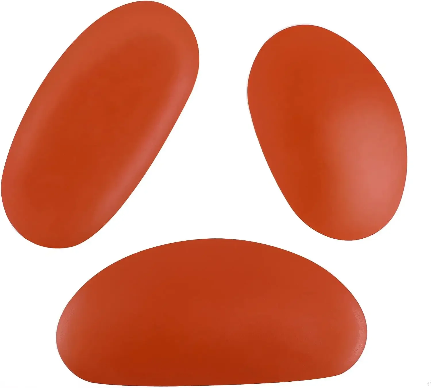 3pcs Pottery Tools Silicone Soft Pottery Mud Clay Rib 3 Sizes Ceramic To... - $20.04