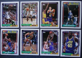 1992-93 Topps Series 1 Utah Jazz Team Set Of 8 Basketball Cards - £2.35 GBP