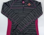Iowa State 1/4 Zip Shirt Pullover Women’s Medium Colosseum Gray Red Trib... - $16.82