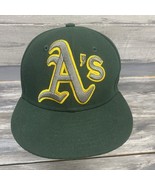 Oakland Athletics Hat A’s New Era MLB On-Field Youth 59FIFTY Snapback Green - €8,50 EUR