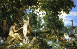 La Tentacion by Peter Paul Rubens and Jan Brueghels Old Masters 12x19 Print - £31.53 GBP