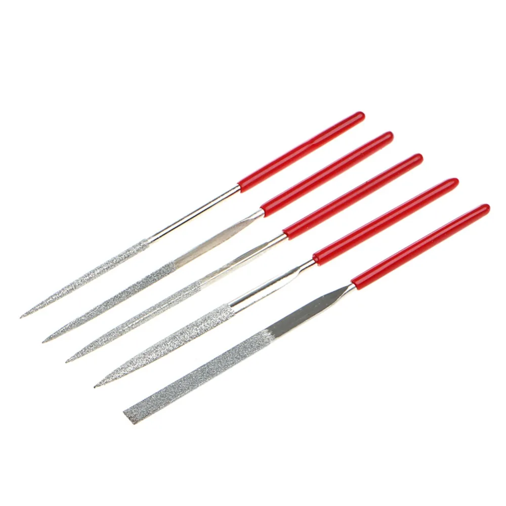 5Pcs/Set Needle Files Kit Carving Jewelry  Gl Stone  Tool - $173.55