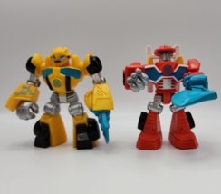 Transformers Playskool 3.5” Heroes Rescue Bots Figure - Bumblebee &amp; Heatwave - £7.69 GBP