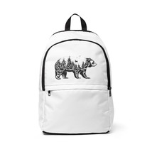 Kids &amp; Teens Unisex Soft Nylon Backpack - Black Animal Graphic - £42.57 GBP