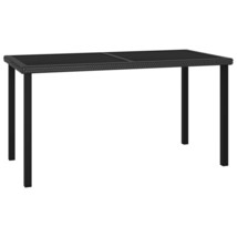  Garden Dining Table Black - €169,46 EUR
