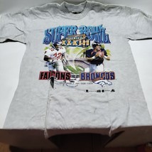 Vintage Mens Superbowl T Shirt White 1999 Broncos Vs Falcons Size Large - £19.74 GBP