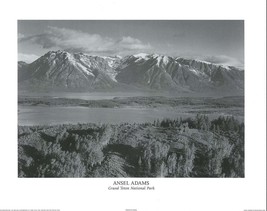 Ansel Adams - Grand Teton National Park - Vintage Poster 20 x 16 inches - $19.49