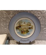 Carollers in the Snow 1977 Avon Christmas Plate by Enoch Wedgwood w/ Box - £14.15 GBP