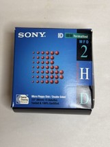 Sony HD IBM Formatted MFD 2 Micro Floppy Disk Double Sided ( 10) Pack 2HD - $19.41