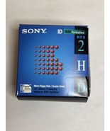 Sony HD IBM Formatted MFD 2 Micro Floppy Disk Double Sided ( 10) Pack 2HD - $26.54 CAD
