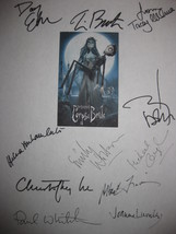 Corpse Bride Signed Film Movie Screenplay Script X11 Autographs Danny Elfman Tim - £15.74 GBP