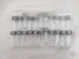 22Pcs 5ml Plastic Test Tubes Screw Cap Bottles Chemistry Supplies + Craf... - £5.58 GBP