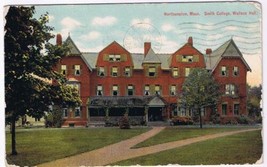 Massachusetts Postcard Northampton Smith College Wallace Hall - £1.54 GBP