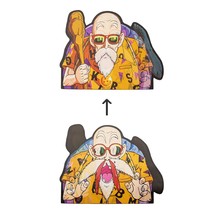 Decor Art Anime Dragon Ball Z Mr. Master Roshi 3 Faces Decal Sticker Ref... - £16.40 GBP