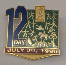 Vintage Olympic Souvenir Pin 1996 Atlanta Georgia 12 Day Event 519013 - $9.89