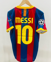 Barcelona 2011 Retro Jersey/Shirt Wit Messi #10 Printing /FREE SHIPPING - $60.00