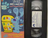VHS Blues Clues - ABCs and 123s (VHS, 1999, Black Tape) - $10.99