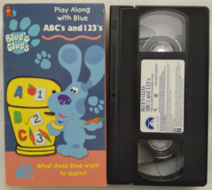 VHS Blues Clues - ABCs and 123s (VHS, 1999, Black Tape) - £8.62 GBP