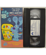 VHS Blues Clues - ABCs and 123s (VHS, 1999, Black Tape) - $8.90
