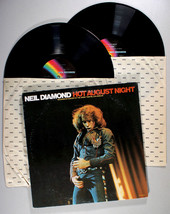 Neil Diamond - Hot August Night (1972) 2-LP Vinyl • Live, Sweet Caroline, Best - £9.42 GBP