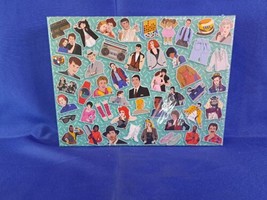 80&#39;s Icons 500 Piece Jigsaw Puzzle Featuring 48 Pop Cultural Icons NEW U... - $17.86
