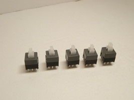 5X Pack Lot 8.5mm 6 Pins Mini Push Button Power Switch Self Reset Momentary PC - £8.30 GBP