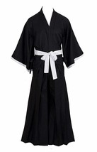 ZYHCOS Cosplay Costume Womens Header Death Black Robe Kendo Uniform (Medium) - £28.02 GBP