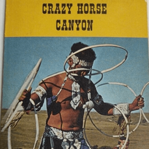 Vintage 1960s Ad Rosebud Siouxland Crazy Horse Canyon Brochure Map Pamphlet - $8.35