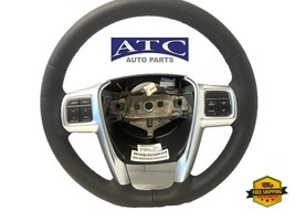 1WC19DX9AD OEM Black Steering Wheel for 2013 Dodge Ram Gr Caravan Town n Country - £107.81 GBP