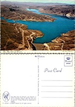 Colorado Gunnison Blue Mesa Dam &amp; Reservoir Gunnison River VTG Postcard - £7.39 GBP