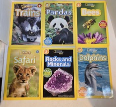 Lot Of 6 Nat Geo Kid Books Pre-Readers &amp; Level Readers National Geographic - £8.73 GBP