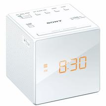 Sony Clock Radio ICF-C1: FM / AM / FM Wide corresponding Sleep Timer White ICF-C - £43.80 GBP