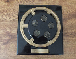 One Hundred Percent Club 1982 Lucite Plaque 16mm Reel - Lot of 5 Tokens - £8.14 GBP
