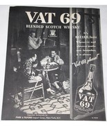 VAT 69 SCOTCH WHISKEY FORTUNE MAGAZINE AD CLIPPING VINTAGE 1937 - $24.99