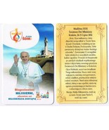 Pope Francis Holy Card Krakow Poland Youth 2016 - $4.94