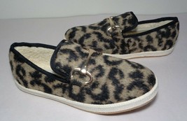 Steve Madden Size 9 M PAXTYN Leopard Fabric Loafers New Women&#39;s Shoes - £77.19 GBP