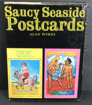 Saucy Seaside Postcards by Alan Wykes 1977 Hardcover W/ DJ Jupiter Books... - $31.10 CAD