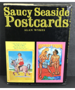 Saucy Seaside Postcards by Alan Wykes 1977 Hardcover W/ DJ Jupiter Books... - $30.90 CAD