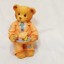 Cherished Teddies Rick Suited Up For Holidays 1996 Enesco P Hillman 141291 3&quot; - £15.61 GBP