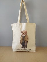 Polo Ralph Lauren Polo Bear Cotton Canvas Tote Bag WORLDWIDE SHIPPING - $48.75