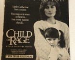 Child Of Rage Tv Guide Print Ad Advertisement Mel Harris Dwight Schultz TV1 - £4.72 GBP