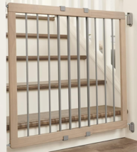 Regalo Baby Safety Gate Wooden Extra Wide Stairway and Hallway Walk Thro... - $49.52