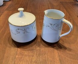 Vintage Noritake ‘DUETTO’ 6610 Japan Bone China Sugar &amp; Creamer Set *NEW*  - $60.25 CAD