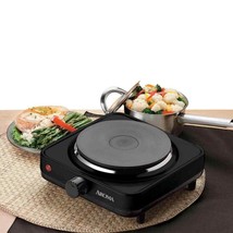Single Burner Electric Hot Plate Portable Stove Cooker Die-Cast Dorm Hot... - $28.82
